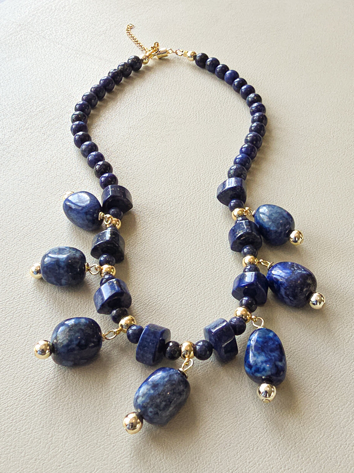 Lapis Lazuli Collar Statement Necklace