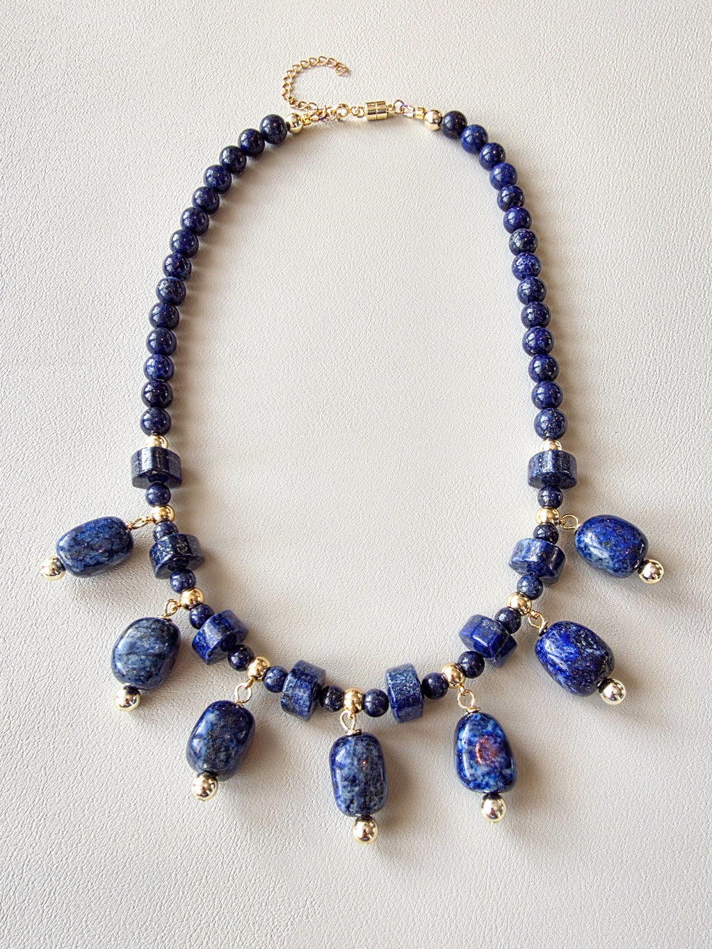 Lapis Lazuli Collar Statement Necklace