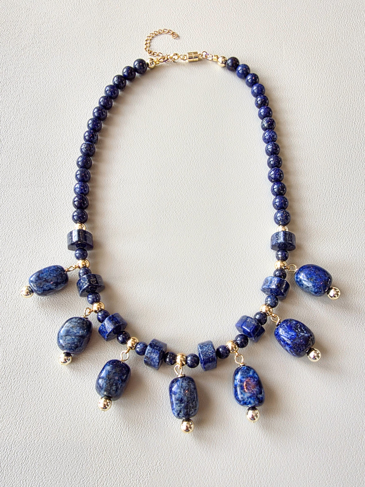 Lapis Lazuli Collar Statement Necklace