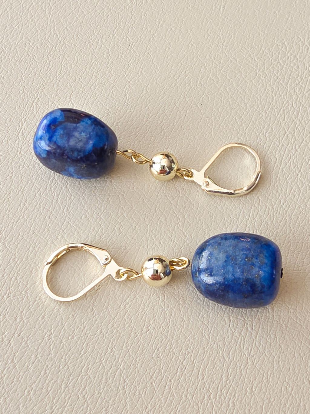 Lapis Lazuli Drop Earrings