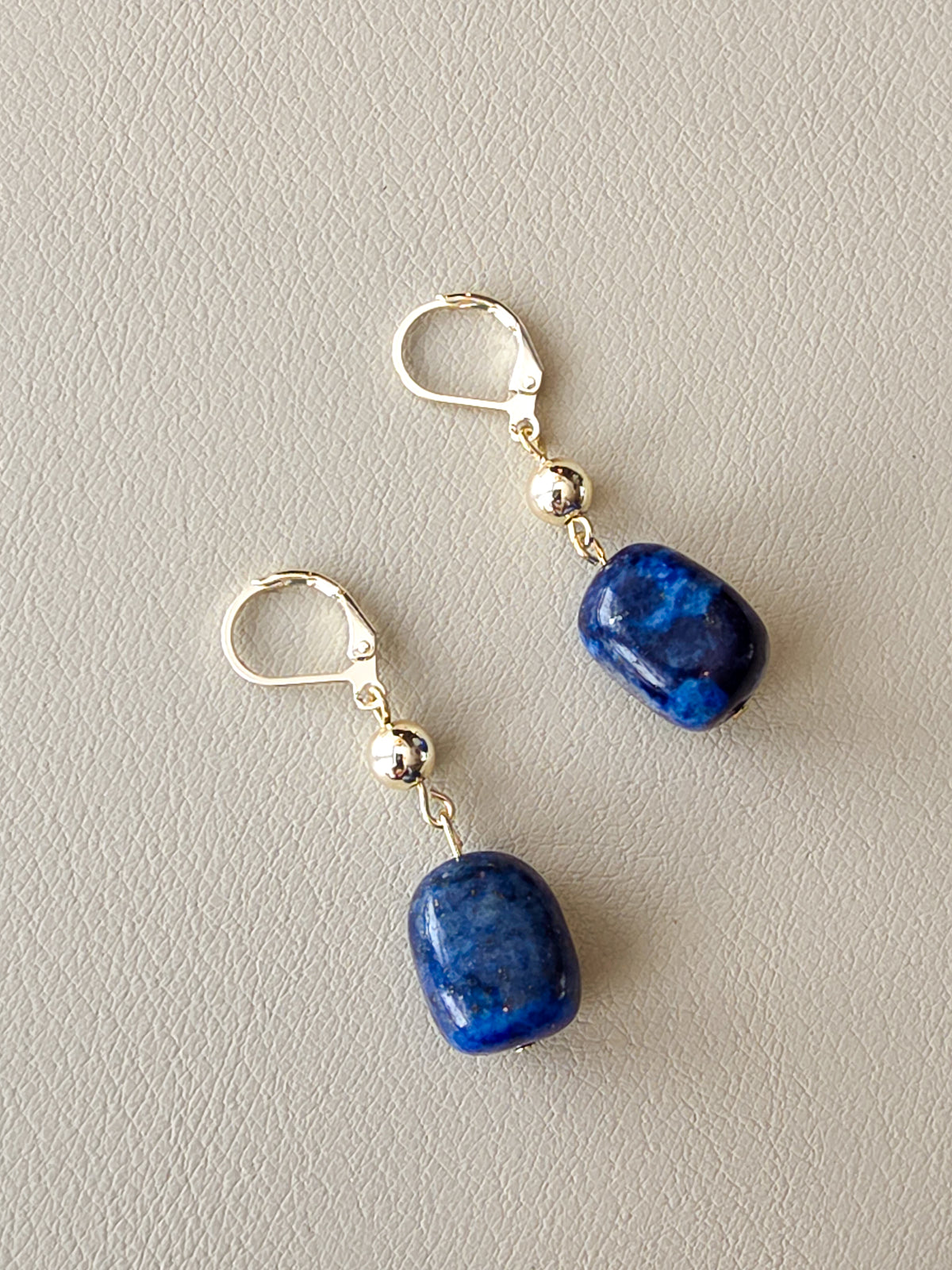 Lapis Lazuli Drop Earrings