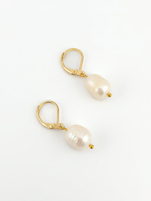 Baroque Pearl Drop Earrings
