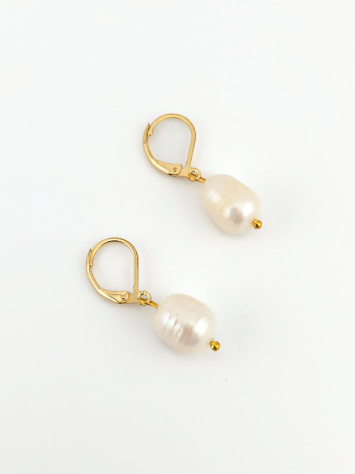 Baroque Pearl Drop Earrings