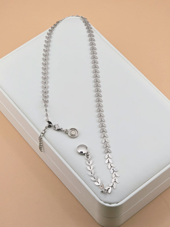 Silver Wing Steel Chain Necklace
