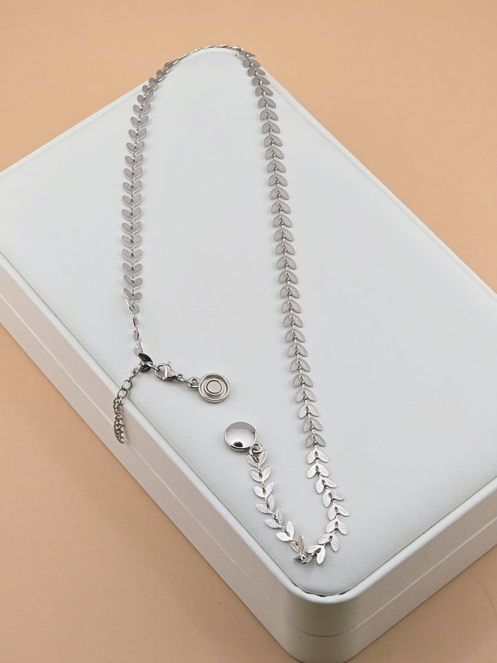 Silver Wing Steel Chain Necklace