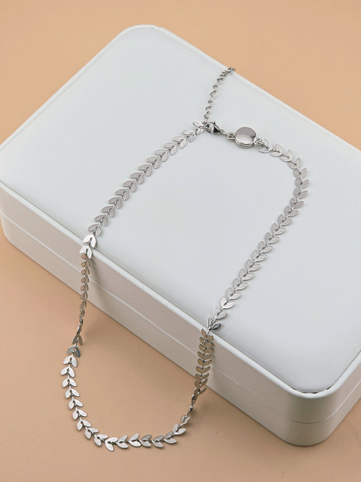 Silver Wing Steel Chain Necklace