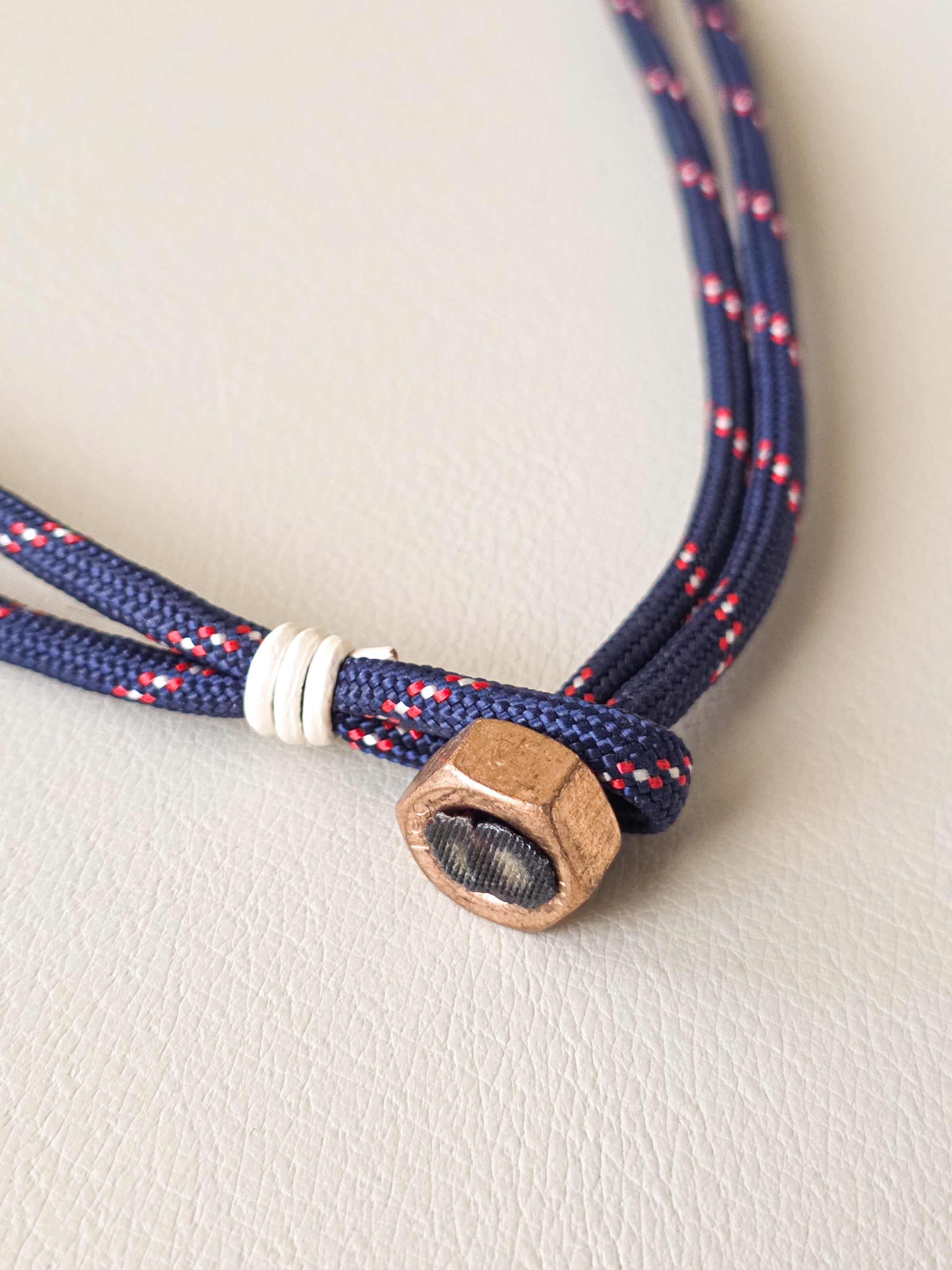 Silicon Bronze Nautical Nonsense Paracord Necklace