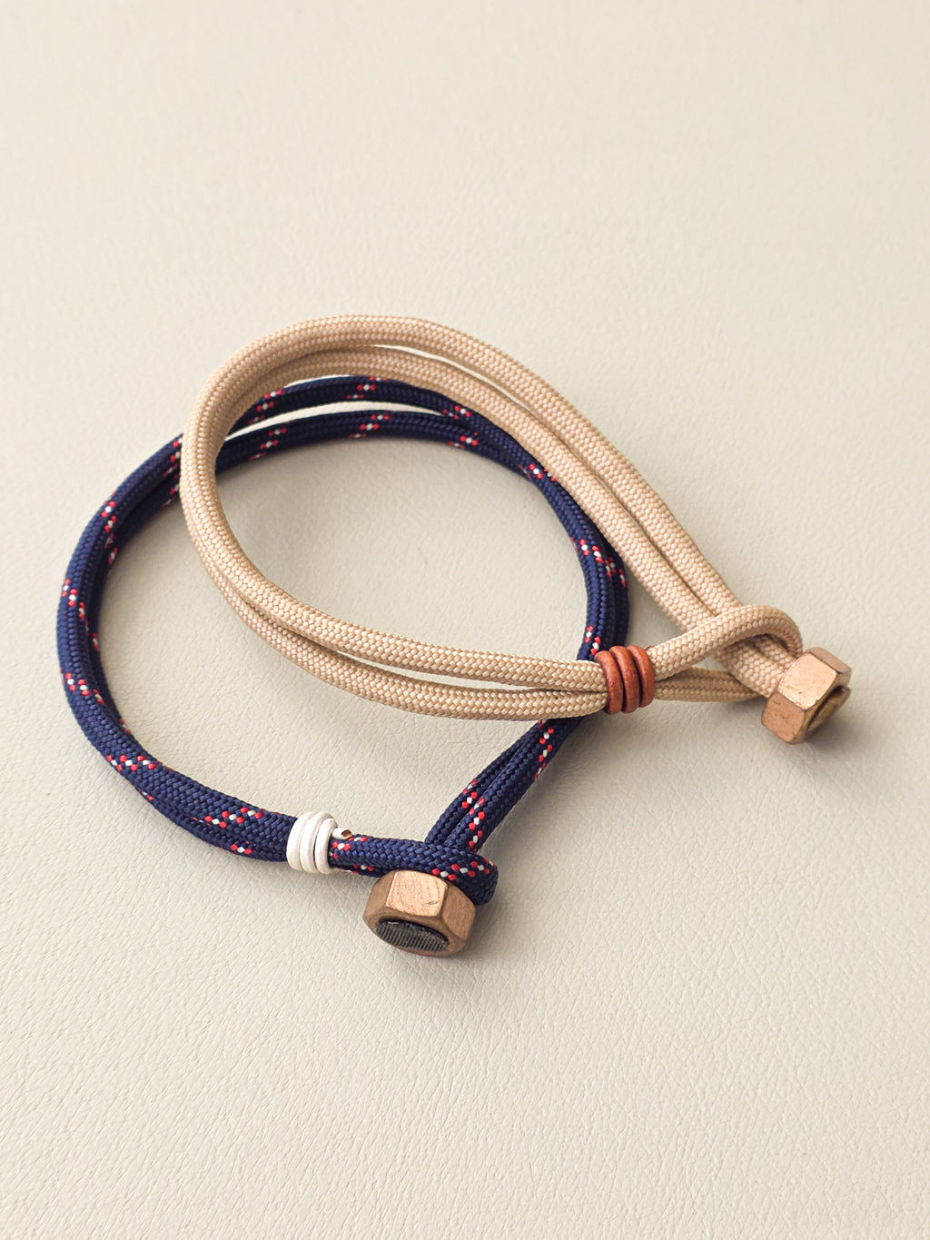 Paracord Duo Set | Navy + Sand