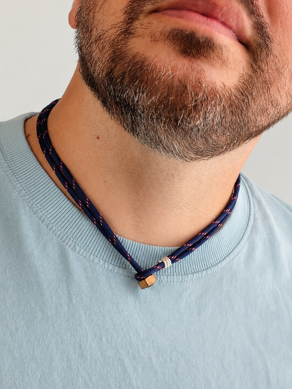 Silicon Bronze Nautical Nonsense Paracord Necklace