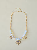 Celestial Opalite Gold Scoop Necklace