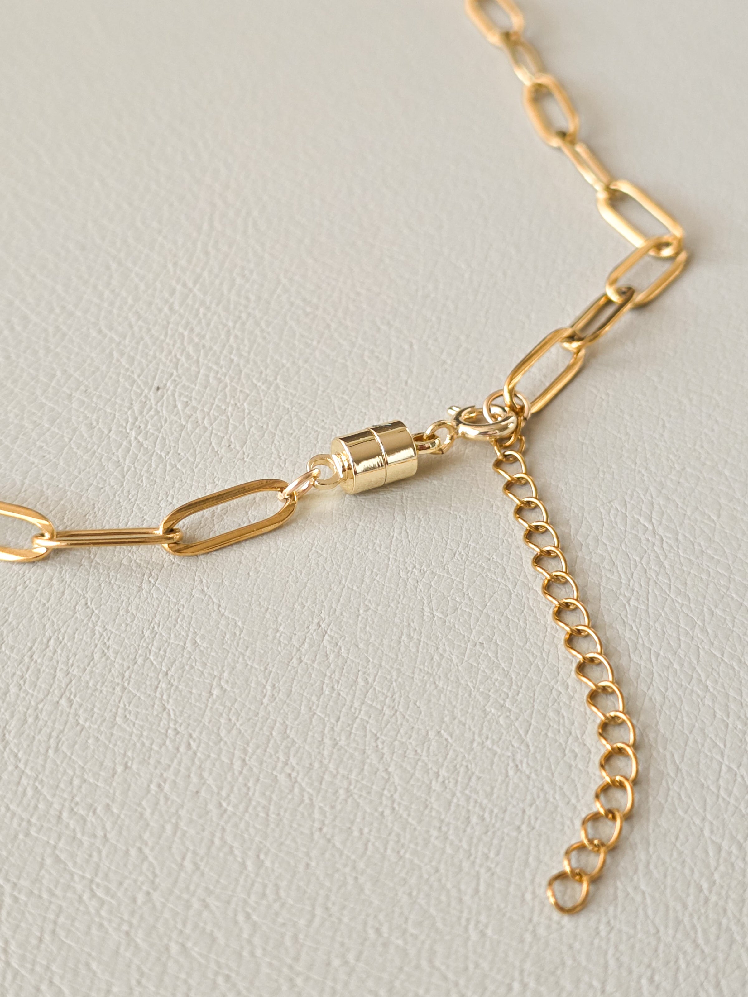 Celestial Opalite Gold Scoop Necklace