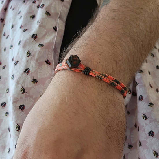 Orange Hunter Paracord Bracelet