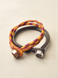 Paracord Duo Set | Olive Drab + Houndstooth Yellow