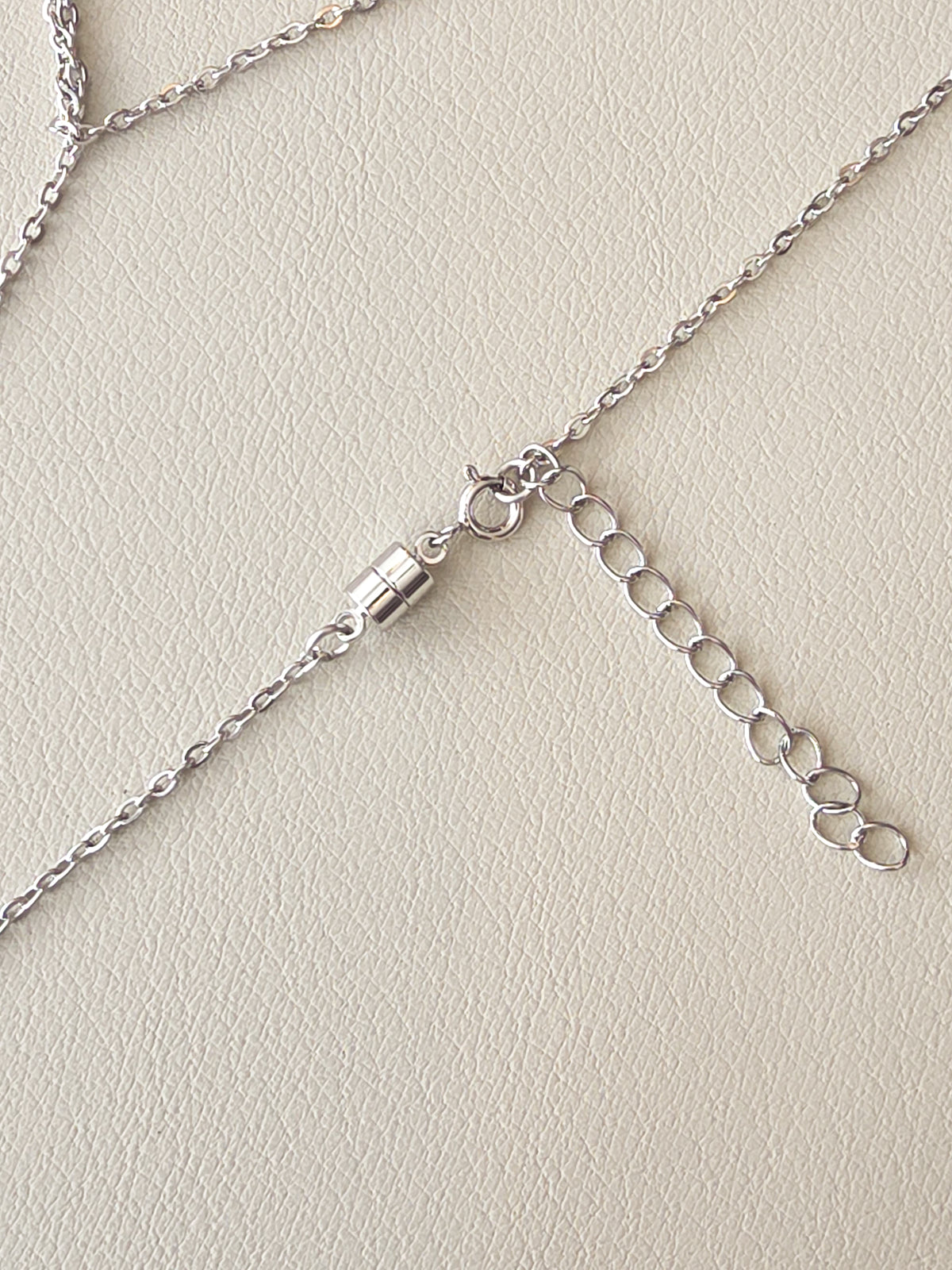 Silver Pearl Pendant Necklace