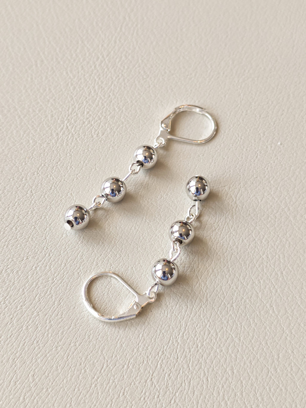 Silver-Filled Beaded Earrings