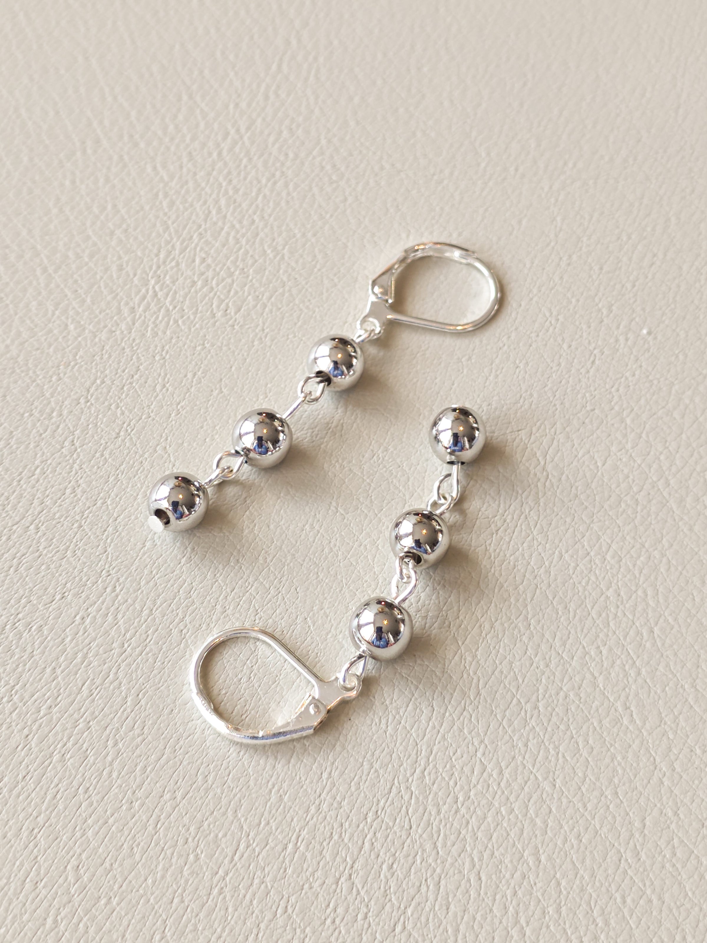 Silver-Filled Beaded Earrings