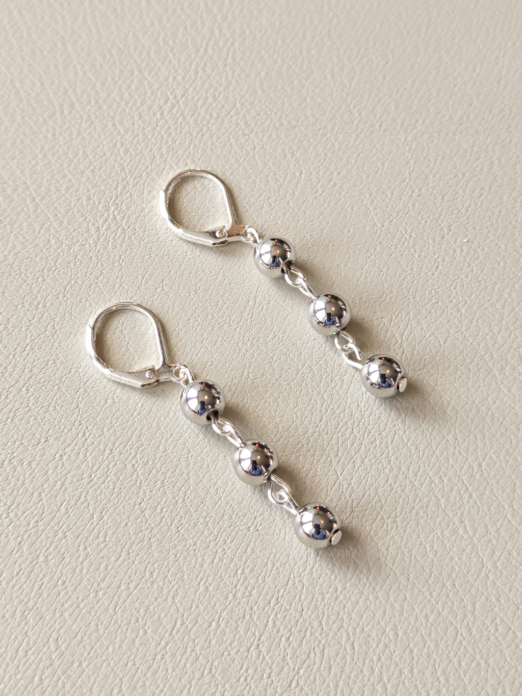 Silver-Filled Beaded Earrings