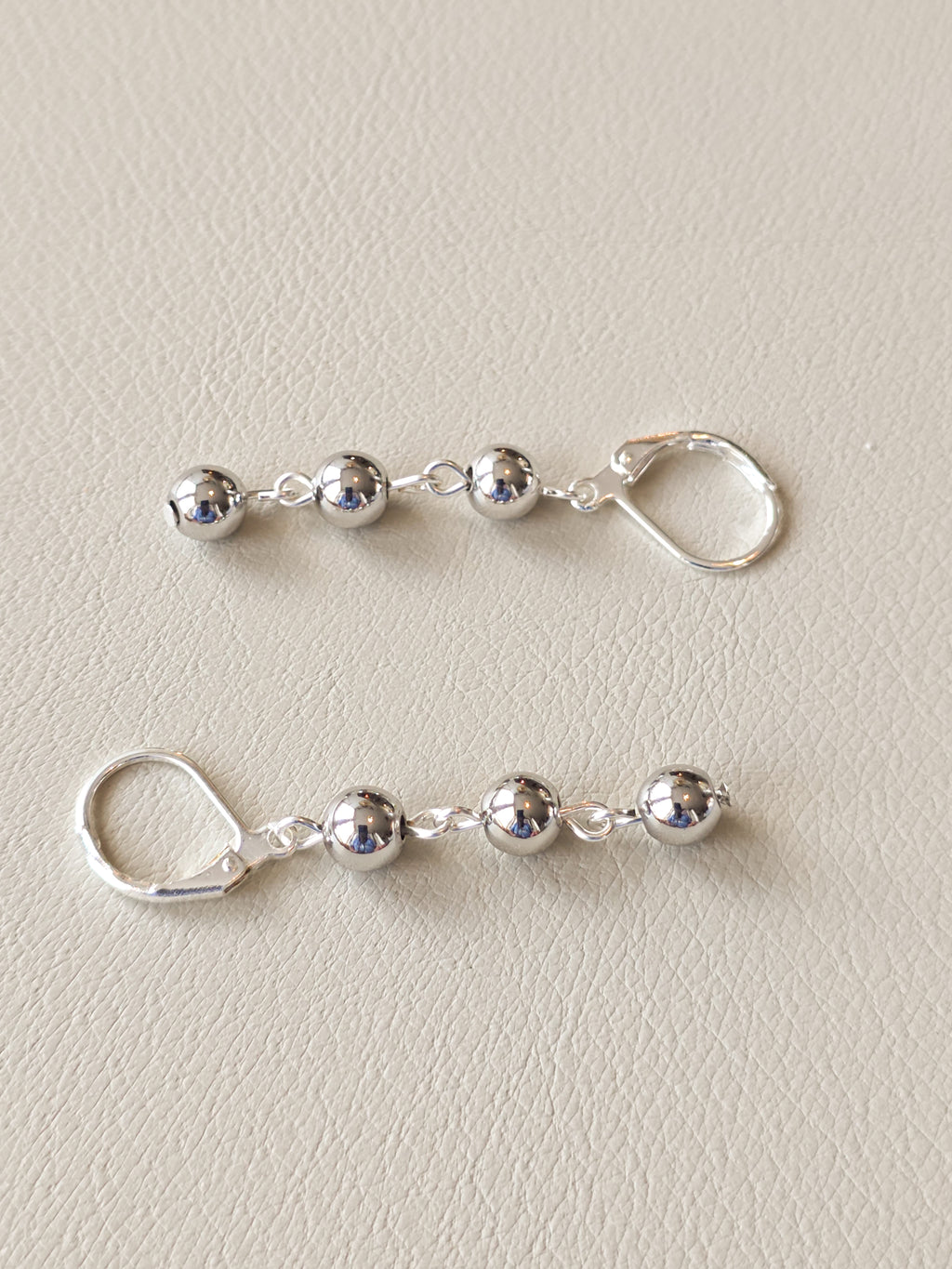Silver-Filled Beaded Earrings