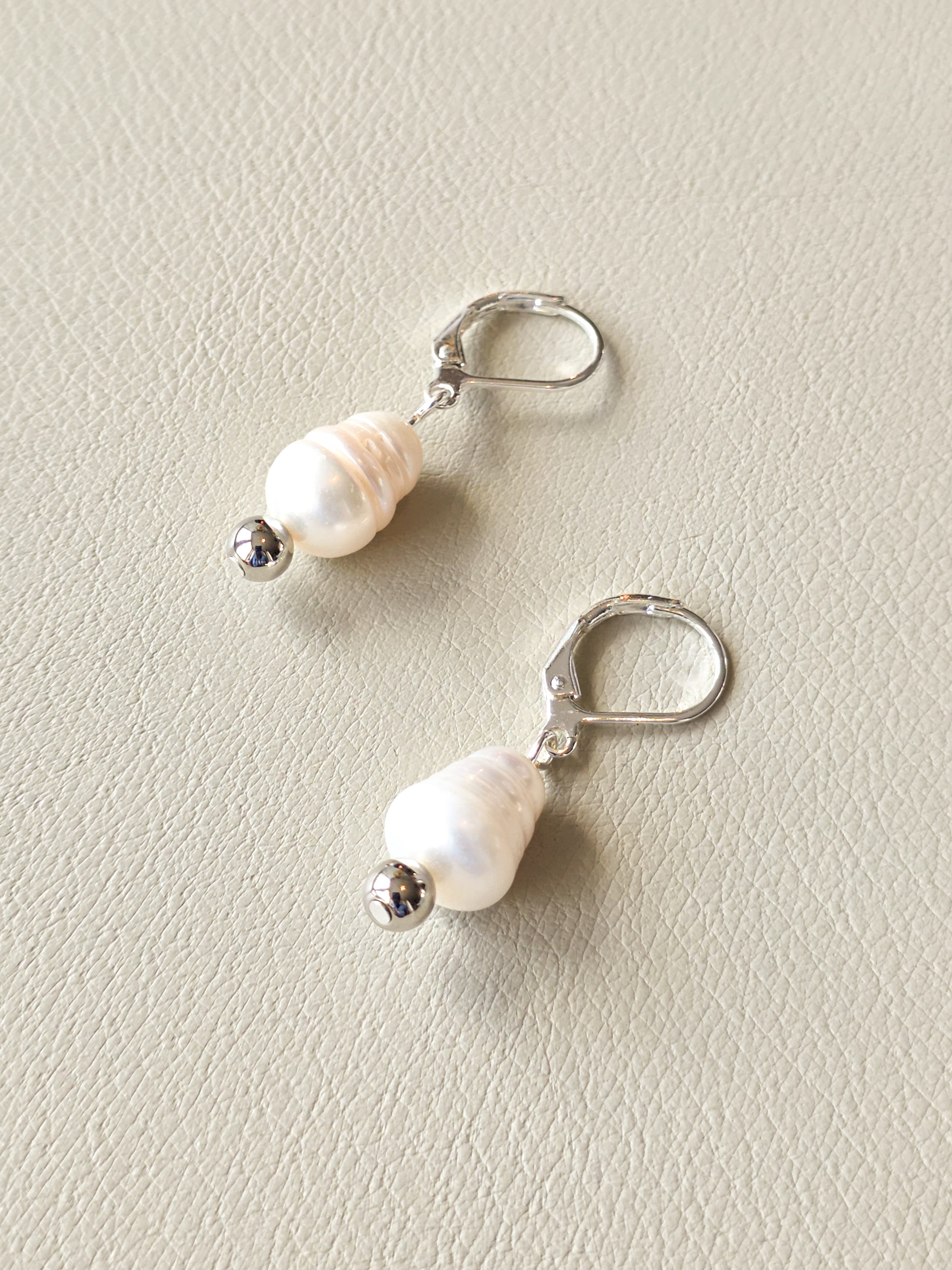 Baroque Freshwater Pearl Drop Earrings