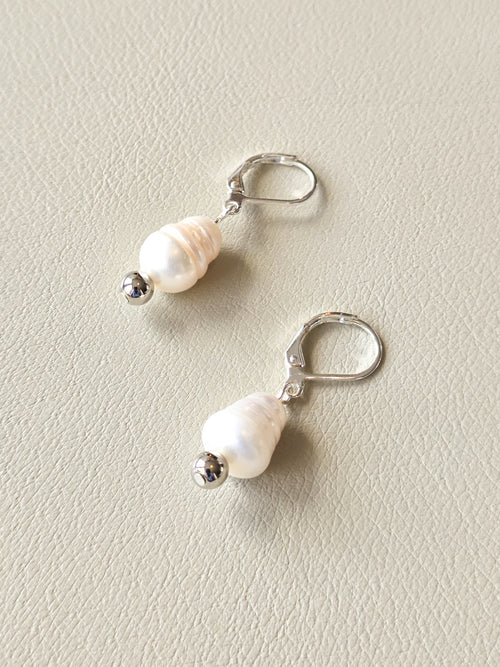 Baroque Freshwater Pearl Drop Earrings