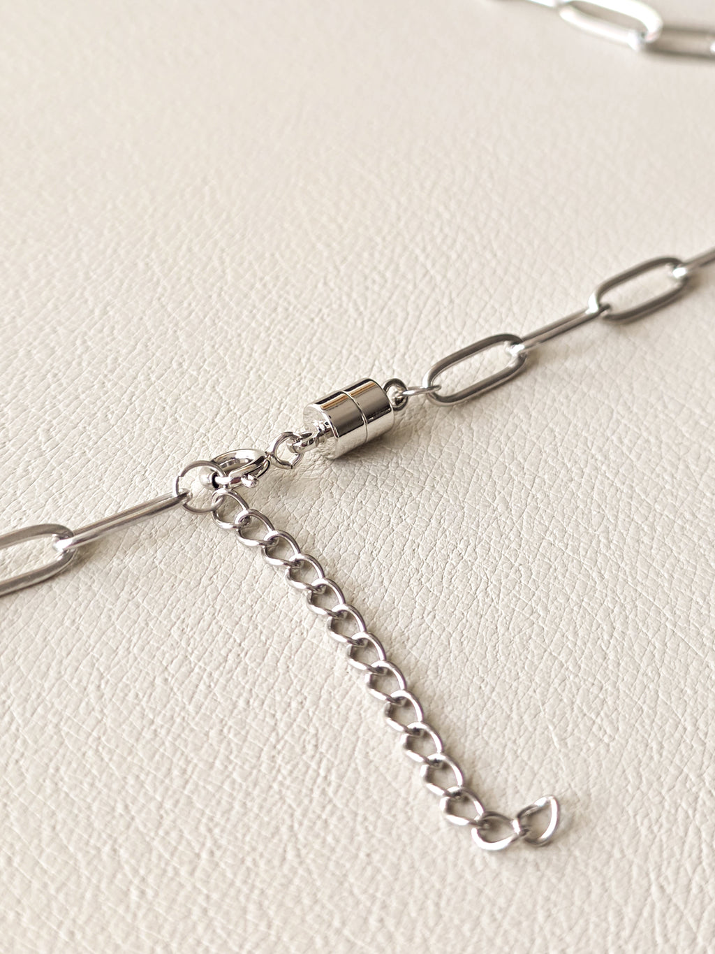 Silver Paperclip Chain Necklace