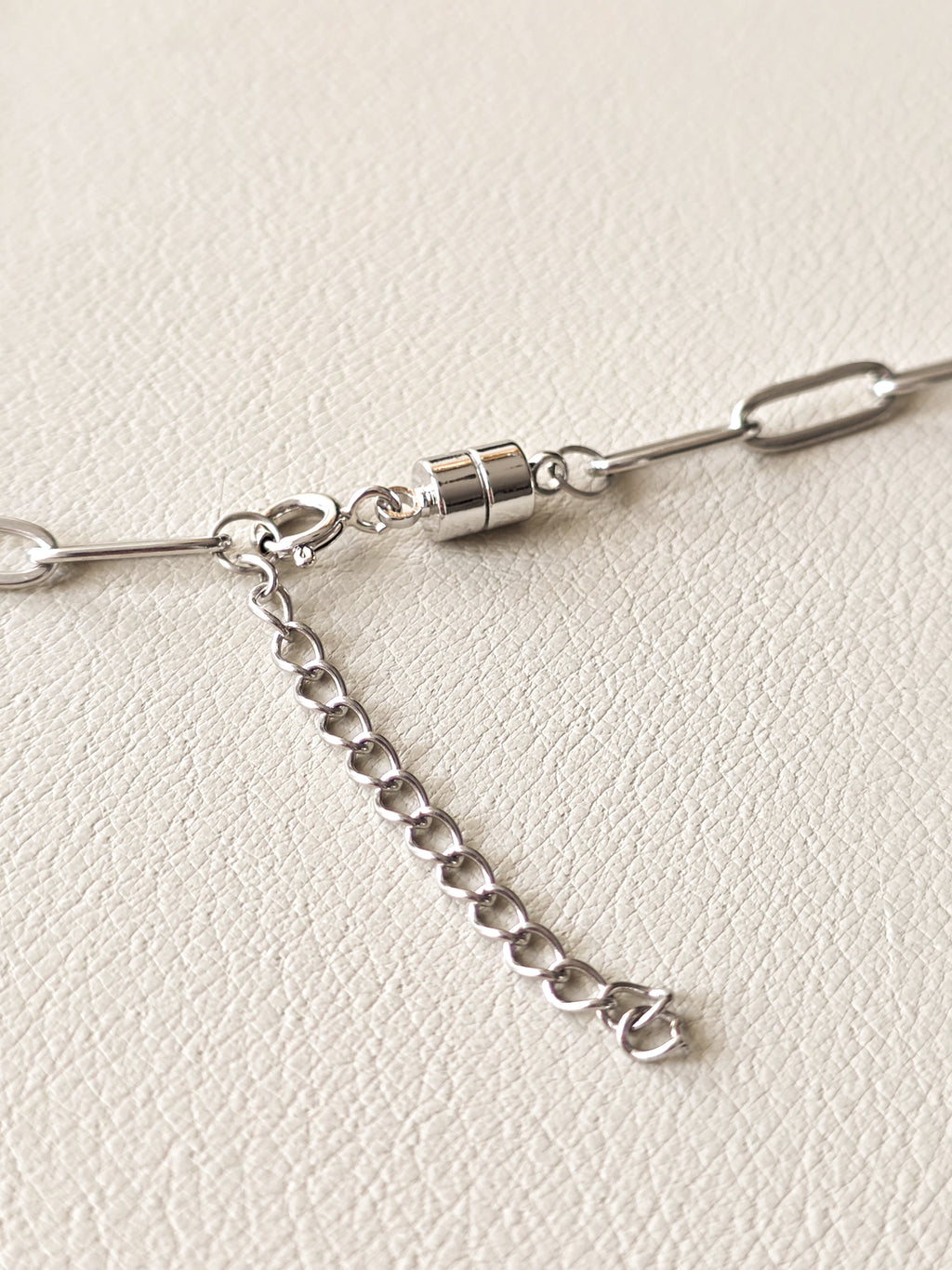 Silver Paperclip Chain Necklace