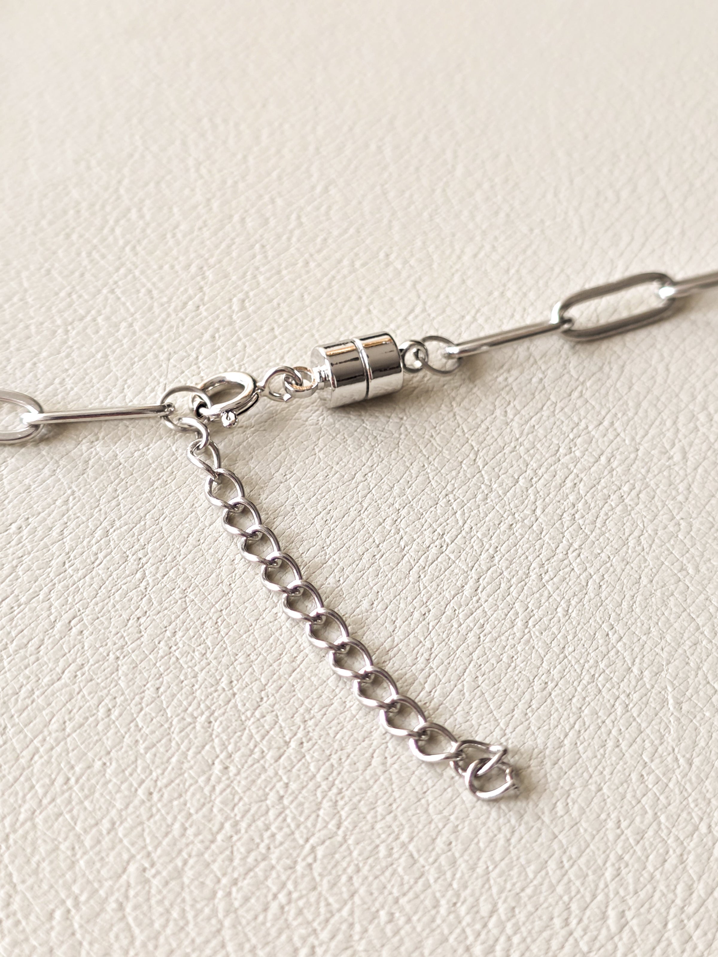 Silver Paperclip Chain Necklace
