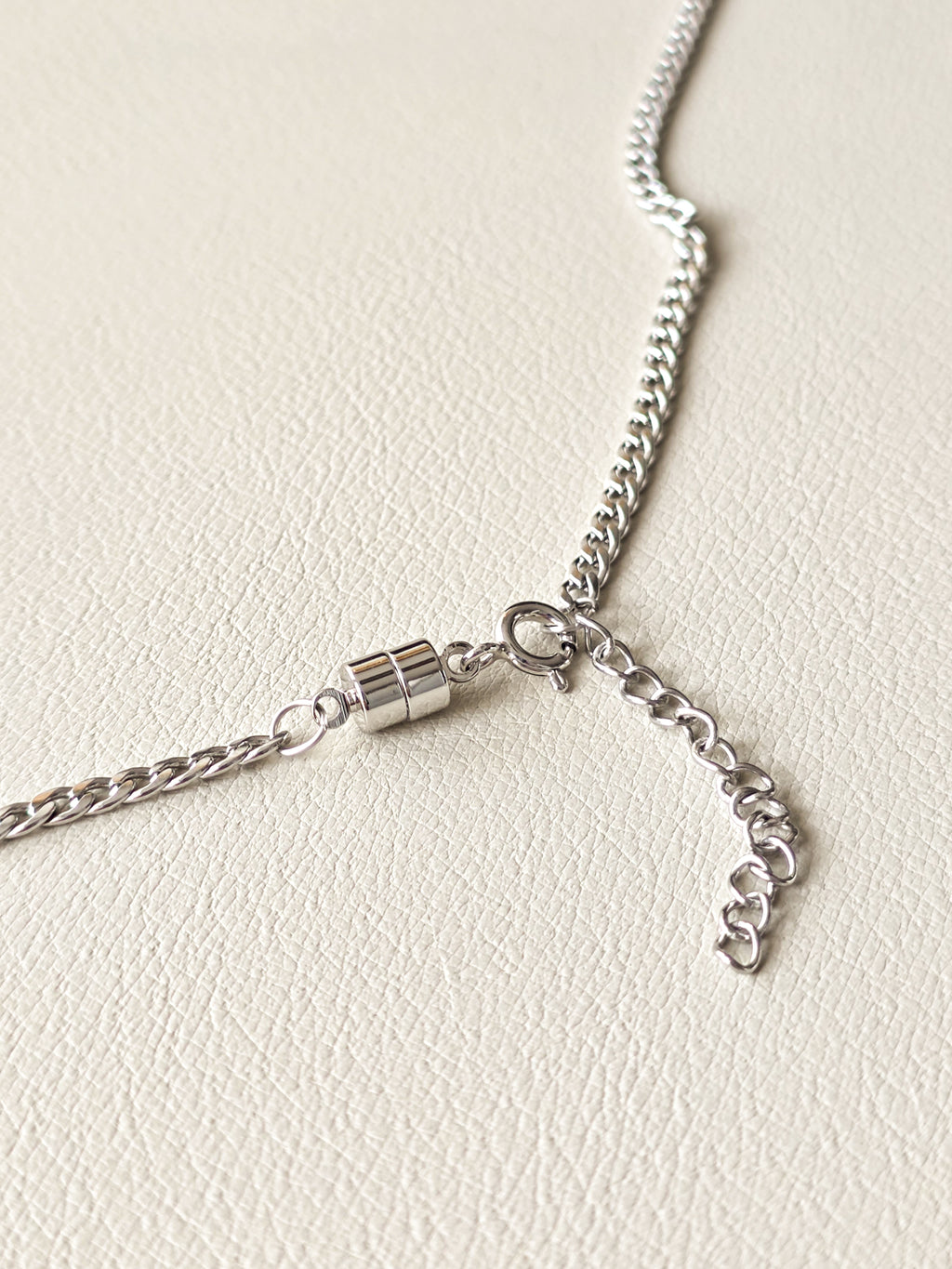 Stainless Steel Slim Cuban Chain Necklace