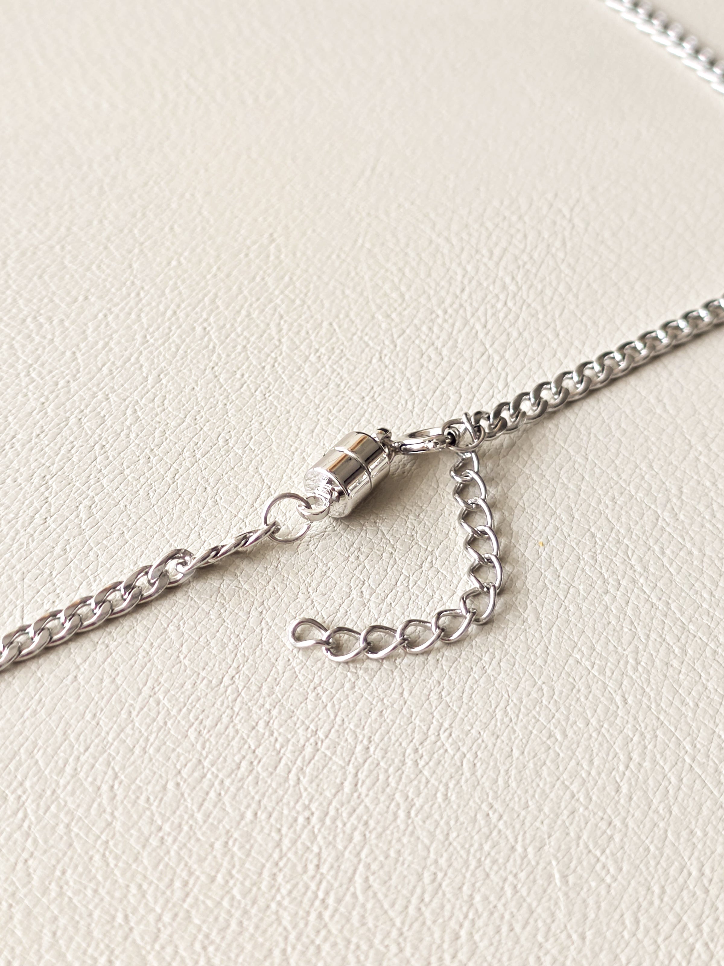 Stainless Steel Slim Cuban Chain Necklace