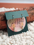 Gold Filled Citrine Tiered Earrings