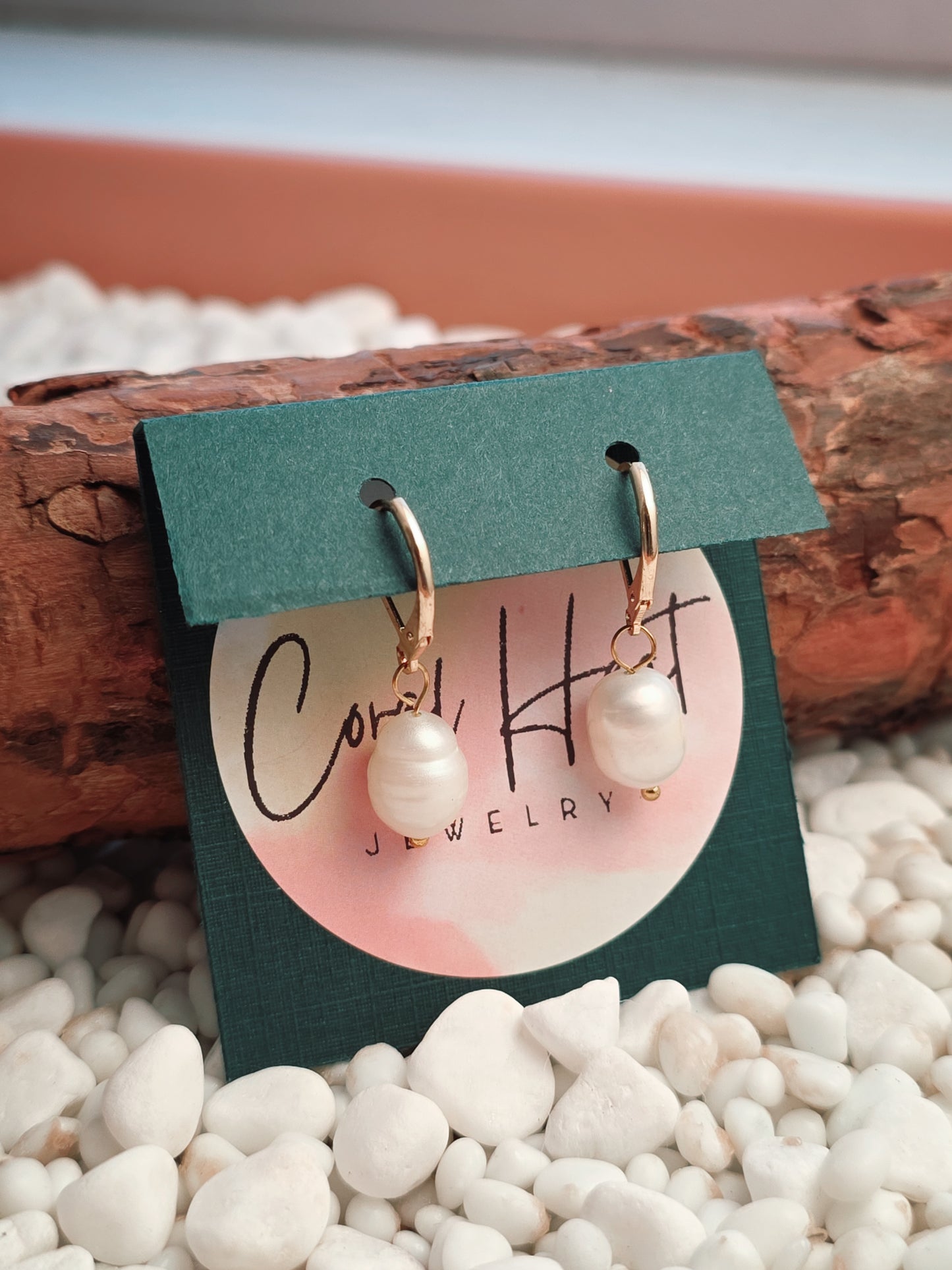 Baroque Pearl Drop Earrings