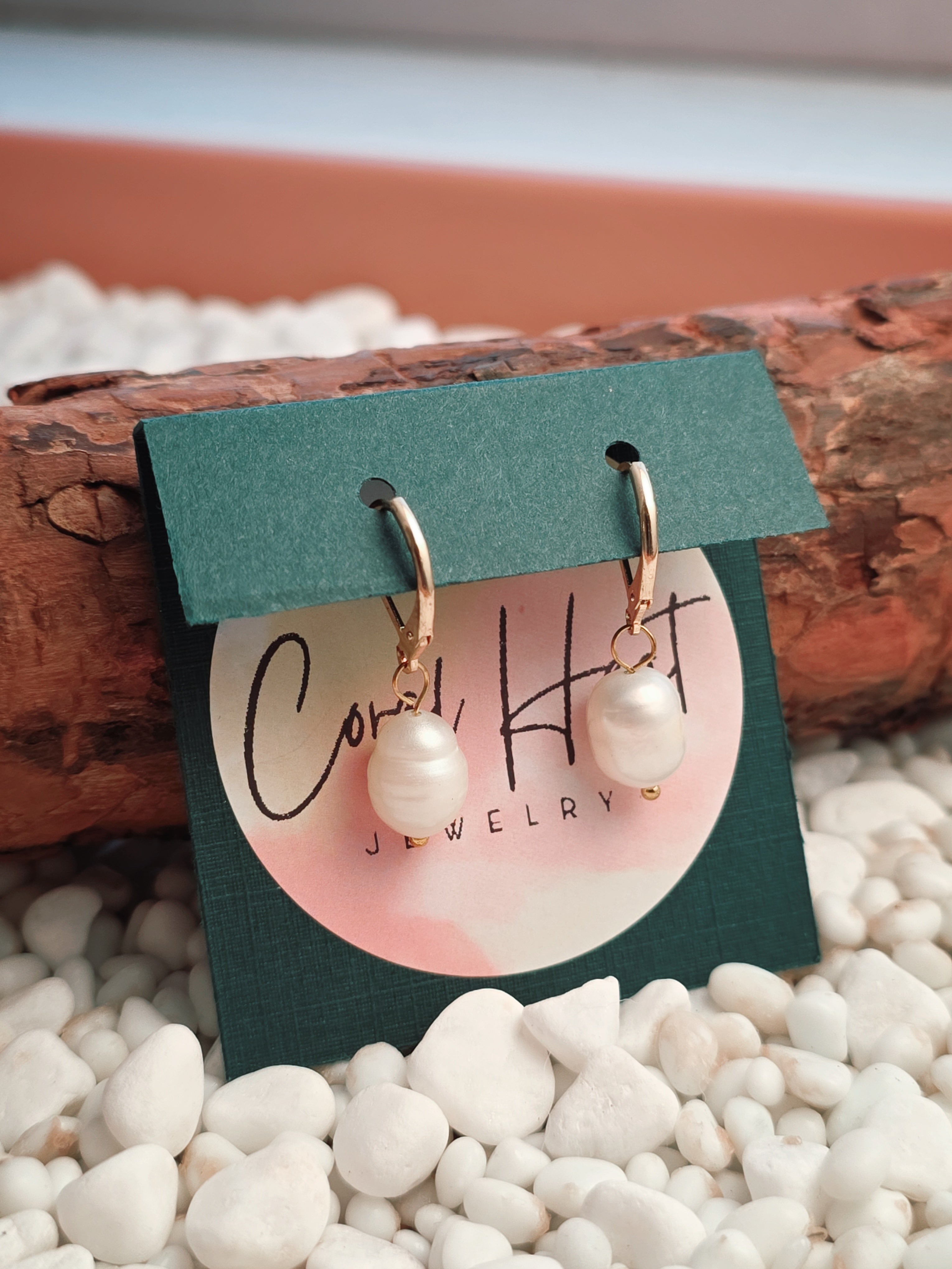 Baroque Pearl Drop Earrings