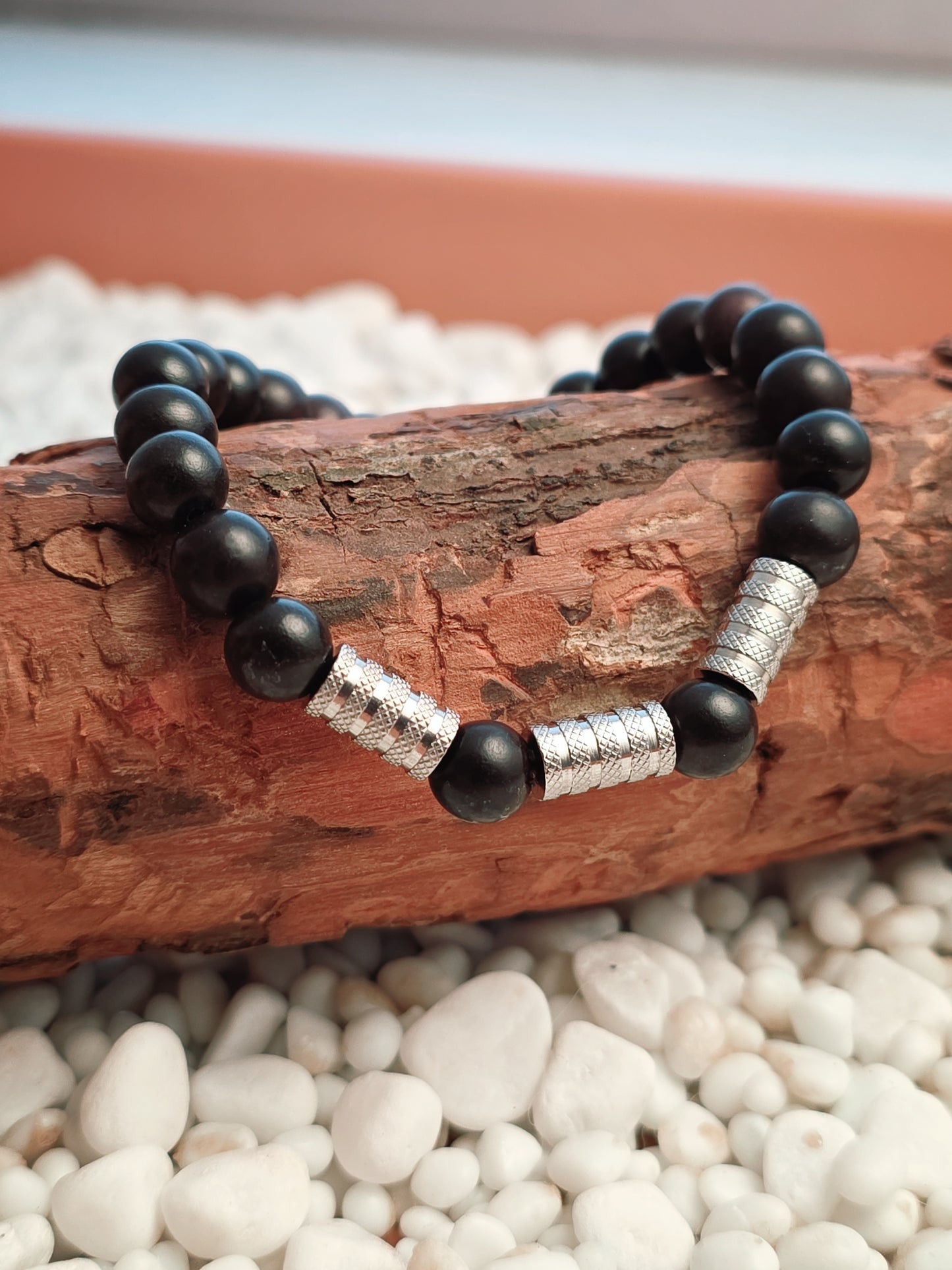 Static Hum Ebony Wood Bracelet
