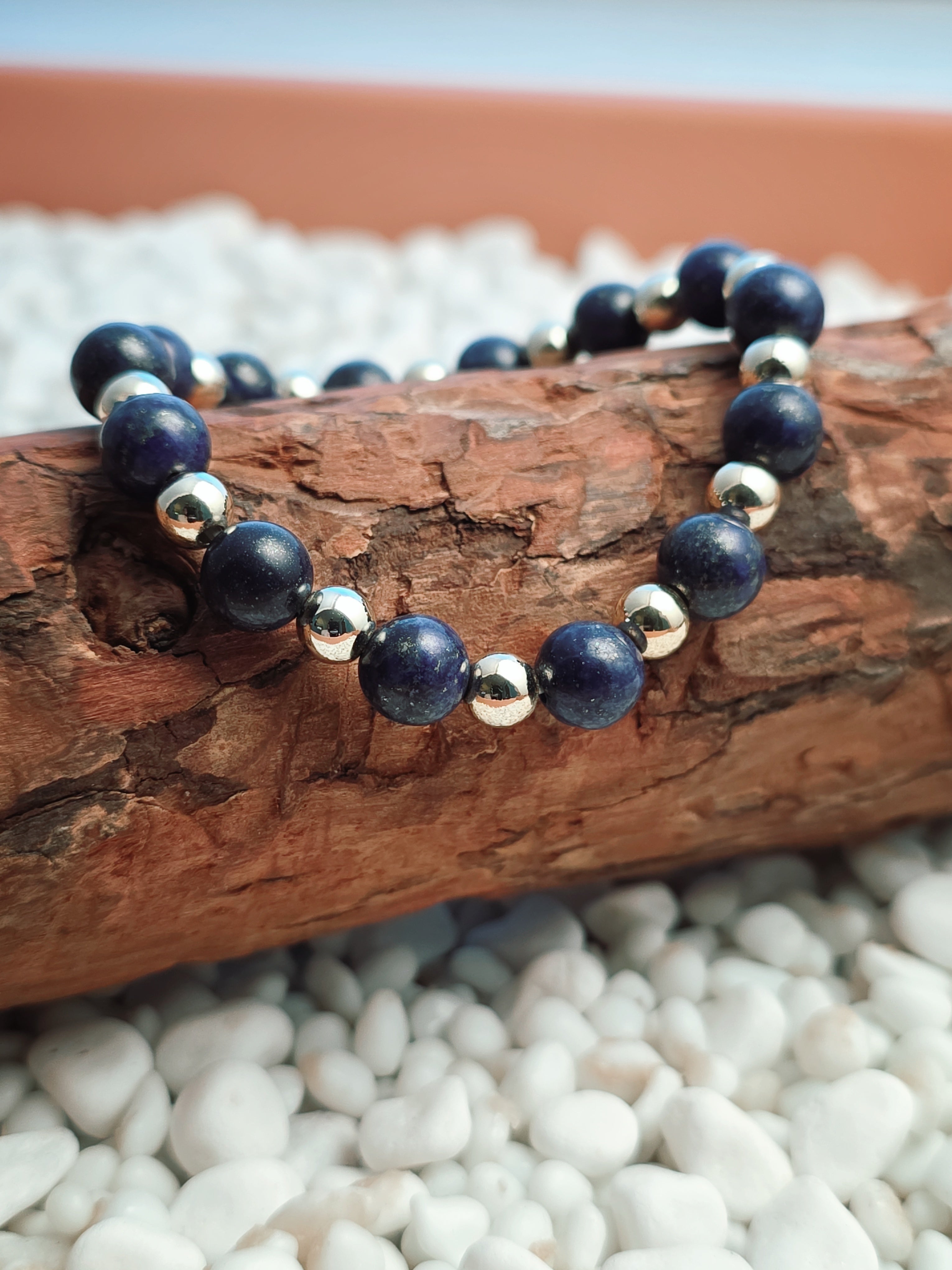 Gold Filled Lapis Lazuli Classique Bracelet