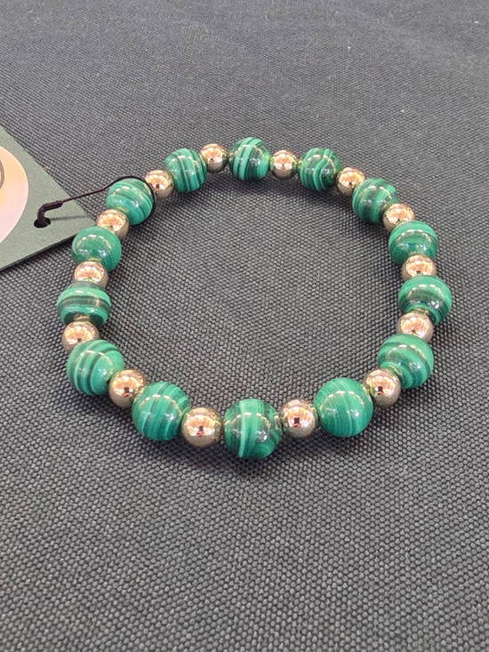Gold-Filled Malachite Classique Bracelet